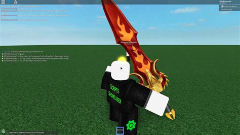 Fire Sword Roblox Gear Id