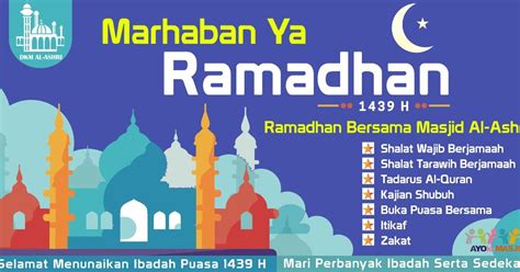 Masjid Al Ashri Gpa Marhaban Yaa Ramadhan 1439 H