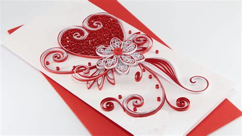 We always effort to show a picture with hd resolution or at least with perfect images. quilled card | How to make Beautiful Quilling Wedding Card ...