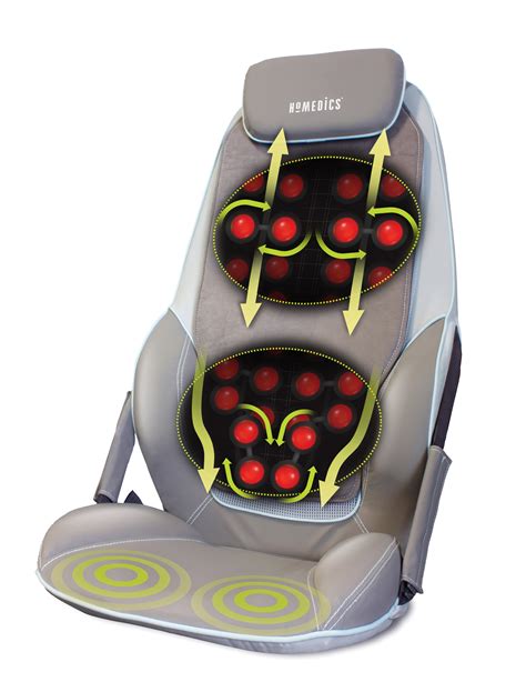 Homedics Shiatsu Max Massage Chair For Back And Shoulders Cushion Heat