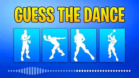 Guess The Fortnite Dance Name By The Sound Music 3 Fortnite