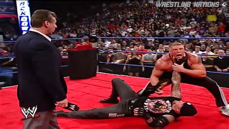 Undertaker And Brock Lesnar Thrilling Segment Wwe Smackdown Youtube