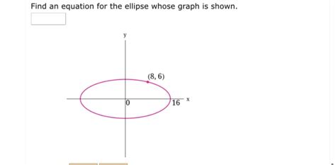 Answered Find An Equation For The Ellipse Whose Bartleby