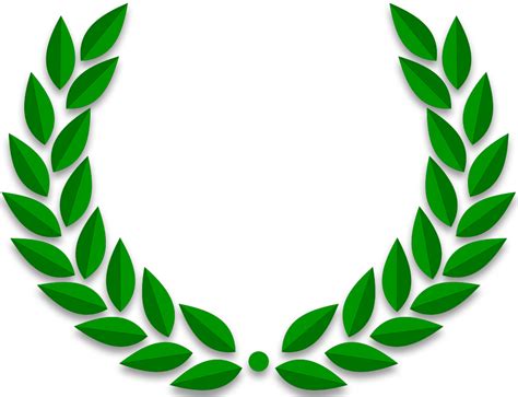 Green Laurel Wreath Clip Art Image Clipsafari