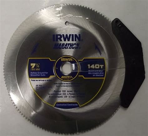 Irwin 21440 7 14 X 140 Tooth Hollow Ground Saw Blade 24721097279 Ebay