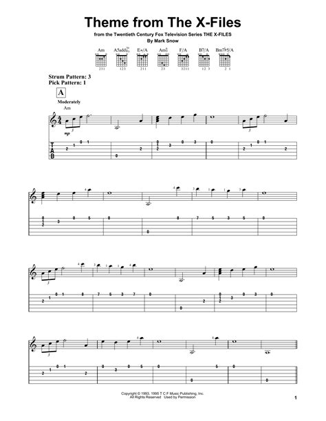 Theme From The X Files Sheet Music Direct