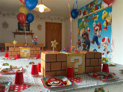 Diy Mario Brothers Party Backdrop Super Mario Bros Pa