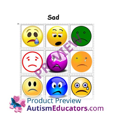 Happy Vs Sad Faces Sorting Activity