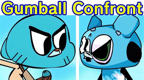 Friday Night Funkin Gumball Confronting Yourself Reskin And Remix Fnf