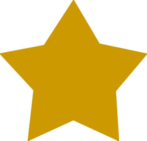 Gold Star Png Transparent Clip Art Library