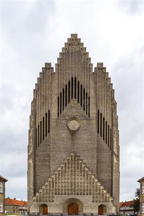 Grundtvigs Church In Bispebjerg Copenhagen Denmark Editorial Stock