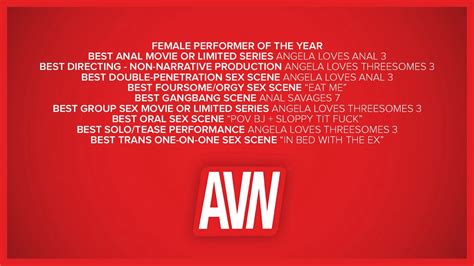 Angela White On Twitter Thank You Avn For Honoring Me With An Amazing