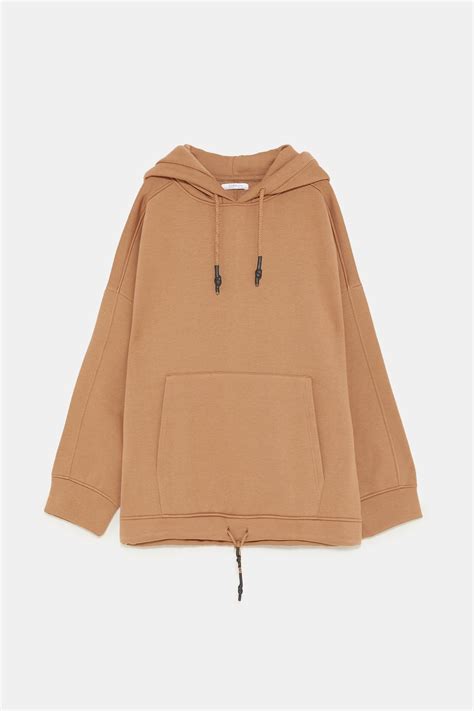 Image 8 Of Hoodie With A Pouch Pocket From Zara Pocket Sweatshirt