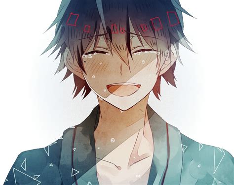 Sad Smile Anime Boy Fotodtp