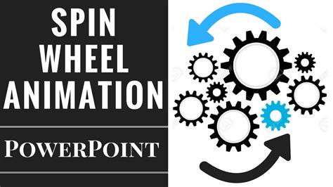 Powerpoint Spining Wheels Animation Tutorial Youtube