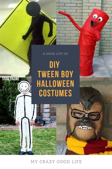 Diy Tween Boy Costume Ideas My Crazy Good Life