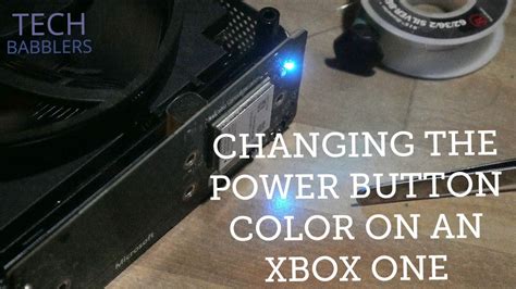 Changing The Color Xbox One Power Button Youtube