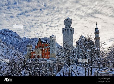 Neuschwanstein Castle Snow Hi Res Stock Photography And Images Alamy
