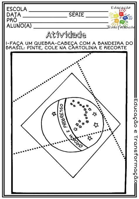 Atividade Bandeira Do Brasil