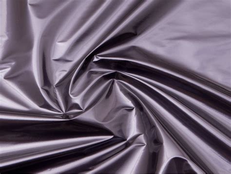 Mjtrends Stretch Pvc Fabric Metallic Purple