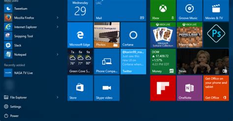 Windows 10 Customizing The Start Menu For Quick Access To Various
