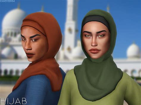 Hijab Model046 Sims 4 Sims Sims 4 Update