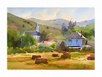 Andy Evansen Watercolors - Off Bodega Hwy | Watercolor, Art, Life art