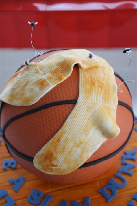 Celebrate With Cake Sculpted Basketball Cake With Socks