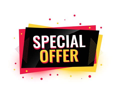 Special Offer Creative Sale Banner Design Download Free Vector Art