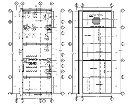 Column Floor Plan Cad Drawing Download Cadbull