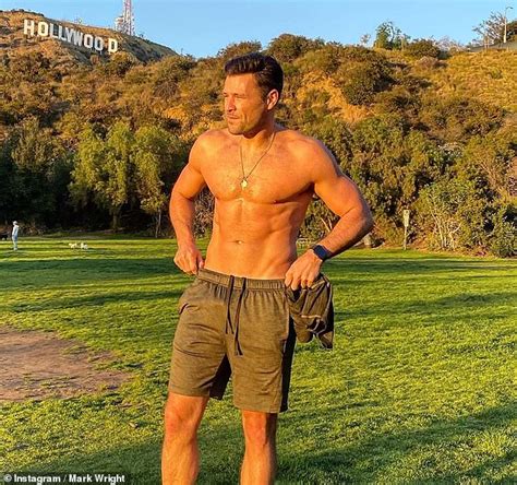 Mark Wright Displays His Ripped Physique In Shirtless Snap Daily Mail