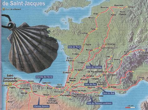 Cliquez sur le pays de votre choix pour découvrir les chemins du saint jacques de compostelle. Compostelle 1