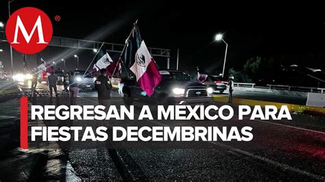 Autoridades Estatales Resguardan La Llegada De Paisanos A Coahuila