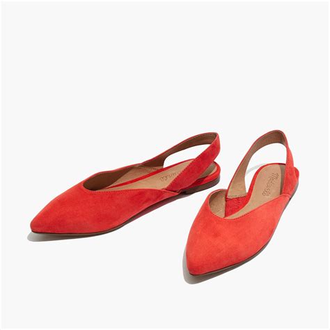 The Ava Slingback Flat In Suede Slingback Flats Flat Shoes Women