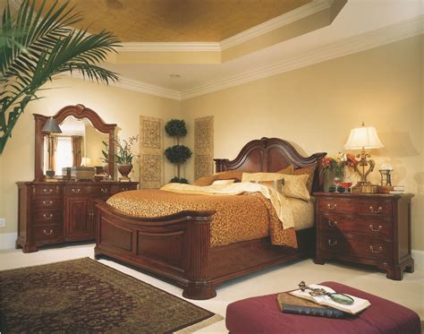 Cherry Grove Classic Antique Cherry Mansion Bedroom Set From American Drew Coleman Furniture