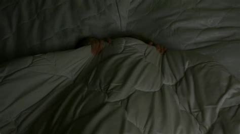 Scared Girl Hiding Blanket — Stock Video © Mvik2909 182877486