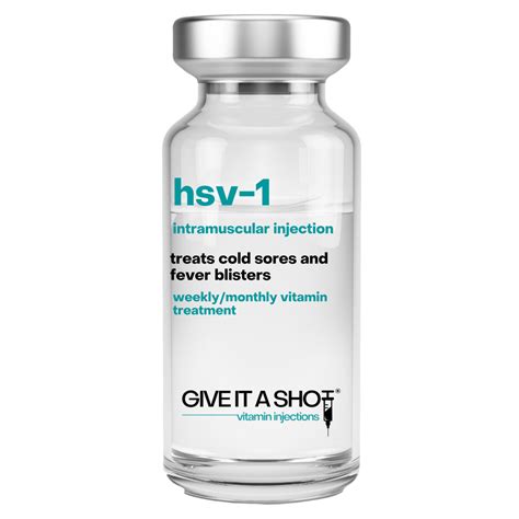 Hsv 1 Shot Treats Cold Sores And Fever Blisters