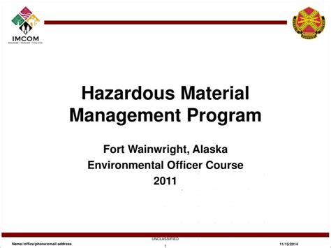 Hazardous Materials Management Program Sop High Powerpt My Xxx Hot Girl