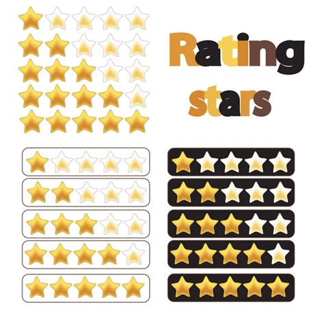 Rating Stars 0 To 5 Stock Vector Image By ©opicobello 47453337