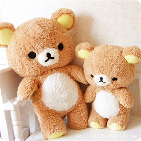 Japan Official Giant Rilakkuma Bear Plush Toys | Bear plush toy, Cute