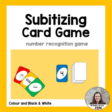 Subitizing Card Game Number Recognition To 10 Made By Teachers