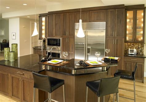 Wood floor type and tone recommendations are appreciated! Shaker Style walnut cabinets | Contemporary kitchen ...