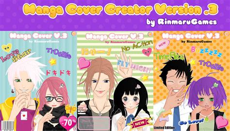 Manga Cover Creator V3 By Rinmaru On Deviantart