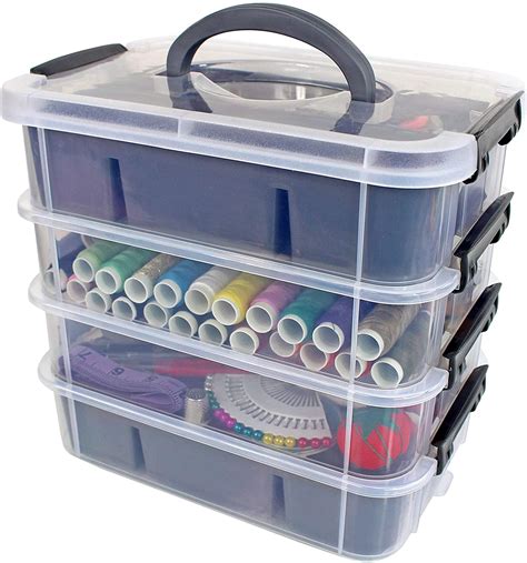 Stackable Plastic Storage Containers By Bins And Things Plastic Storage