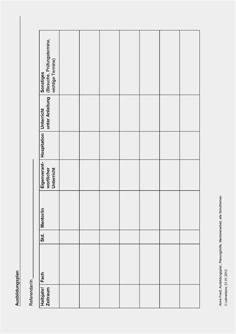 Nur geringe excel kenntnisse erforderlich. 31 Bewundernswert Ausbildungsplan Vorlage Excel Abbildung | siwicadilly.com