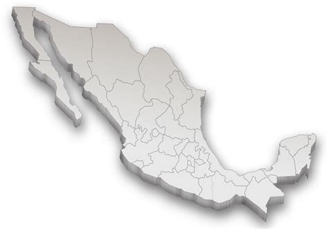 Download Mapa De Mexico 3d Png Mapa Mexico 3d Png Png Image With No Background