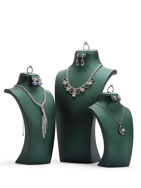 Mannequin Display For Jewelry Set Ring Holder Earring Display