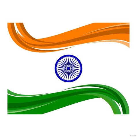 Free Indian Flag Border Vector EPS Illustrator PNG SVG