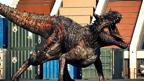 Indotaurus Vs Allosinosaurus Jurassic World Alive Mod Showcase Jurassic World Evolution 2