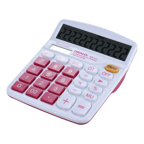 Handheld Colorful Standard Function Desktop Electronic Calculator Solar